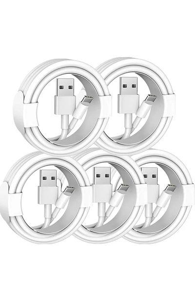 Choice1 1m 5pcs USB C cable NNBILI 5Pcs/lot 1m 3.3ft 2m 6.6ft Type c USB C Charger Cable For Samsung Galaxy