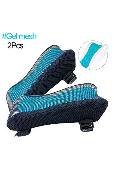 Choice 2pcs-gel grid Office Chair Armrest Pad Elbow Pillow Comfortable Suppor...