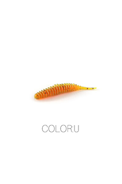 Choice 25mm100pcs0.1g U SUPERCONTINENT Small worm bait soft bait Tanta shrimp...