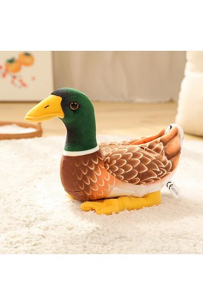 Choice 29cm 1 29cm Lifelike Green Swimming Wild Duck Plush Toy Simulation Animal Stuffed Doll Cute Children