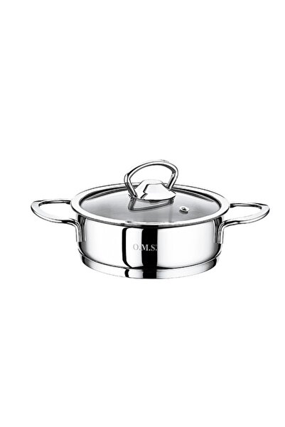 OMS PASLANMAZ Oms Mini Flat Pot 16x5 Cm 152.2008-16-mbt Q