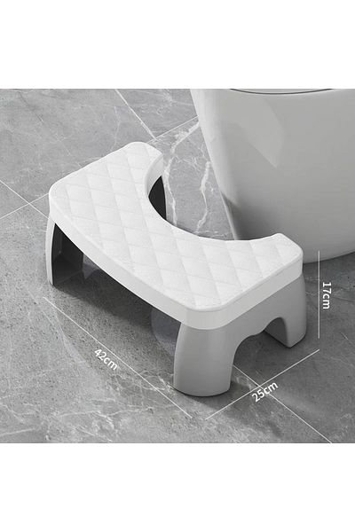 Choice White 1 Pcs Toilet Squat Stool Removable Non-slip Toilet Seat Stool Portable Squat Stool Home Multif
