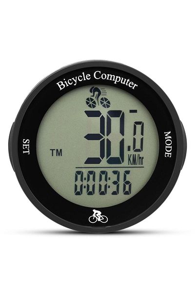 Choice White background Wireless Bike Computer Waterproof Bicycle Odometer Multi Functional LCD Screen Cycl