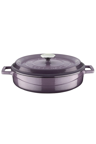 Lava Die-Cast Multi-Purpose Bowvan Pot. Trendy Series Diameter(Ø)28Cm. Purple