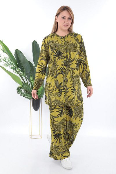 STELLETO Woven Viscose Bottom Top Set 25-876