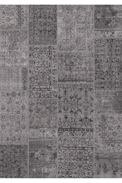 Çam Halı Çam Halı Siesta Patchwork 32-463 Etnik Eskitme Desenli Dokuma Tabanl...