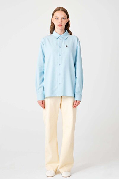 Socrates Dergi Сорочка Açık Mavi Azteca