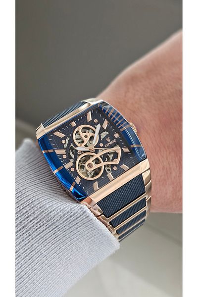 Raymond Rym-5129 Raymond Automatic Men's Wristwatch - 100% Steel and 2 Years Warranty