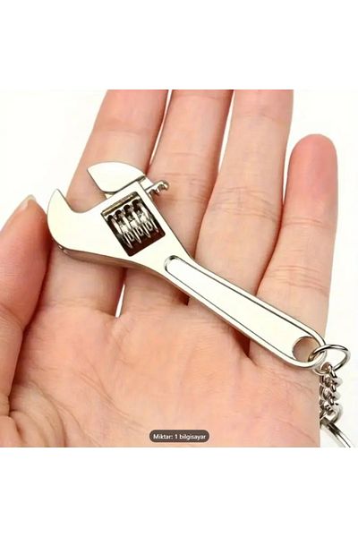 Bizde Ne Yok ki Small Size Cast Zamak Metal Keychain in Frog Key Design 1 Piece