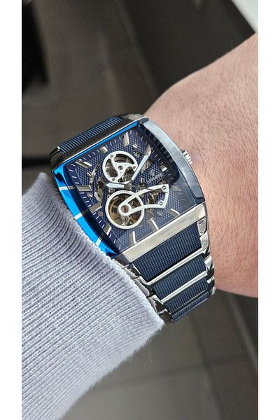 Raymond Rym-5129 Raymond Automatic Men's Wristwatch - 100% Steel and 2 Years Warranty