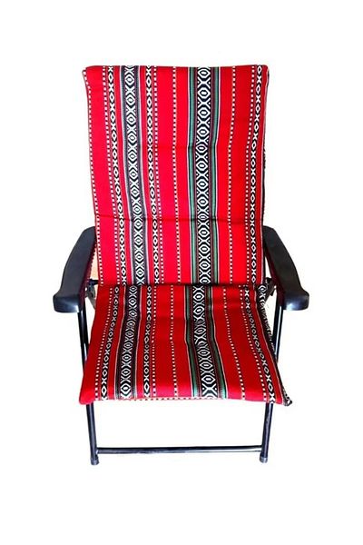 Cady One High-quality, padded, lightweight folding chair with high back for camping and trekking
