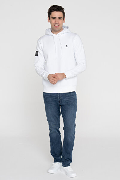 Jack & Jones Ανδρικό φούτερ με λογότυπο Island με κουκούλα με τύπωμα