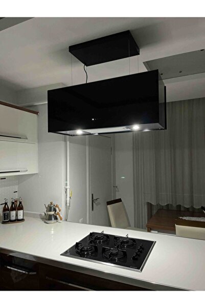 Alveus Diamond 90 Cm Siyah Ada Davlumbaz