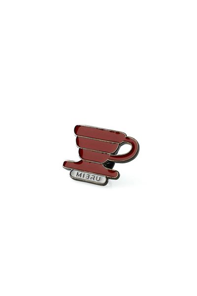 MIBRU Coffee brooch v60 red 15g