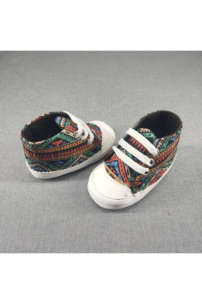 Oscar Baby bebek ayakkabı hediyelik etnik desen