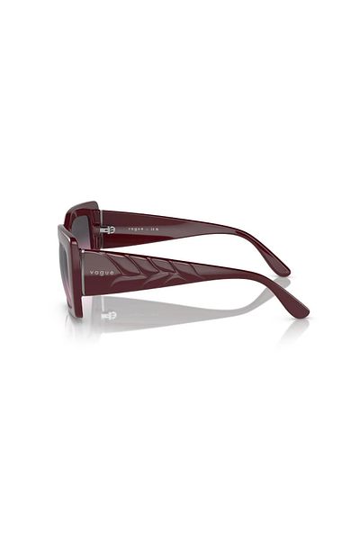 Vogue Woman Rectangle Sunglasses- Vo 5481s - Lense Size:52mm - Full Bordeaux