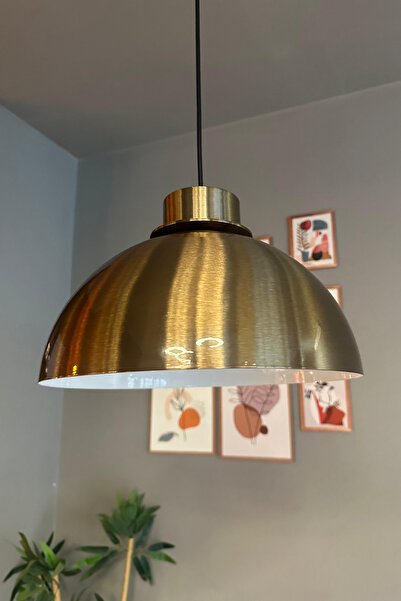 Bamyum Yimpi Eskitme Avize Tekli Sarkıt Ufo Plafonyer Rozans Başlık Salon Kuaför Aydınlatma Pastane