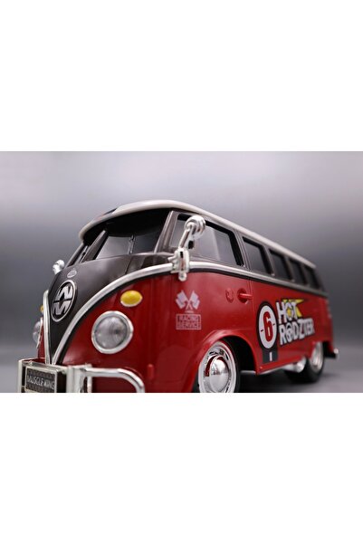 Genel Markalar Uzaktan Kumandalı 2.4G 4 kanallı Radyo Kontrollü Kumandalı Otobüs Led Işıklı 1:16 Ölçekli