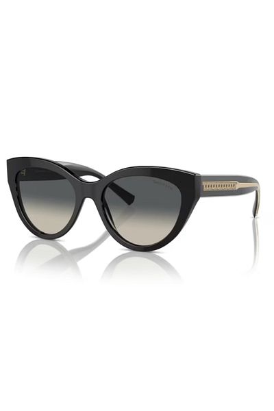Tiffany Woman Cat Eye Sunglasses- Tf 4220 - Lense Size:54mm - Black