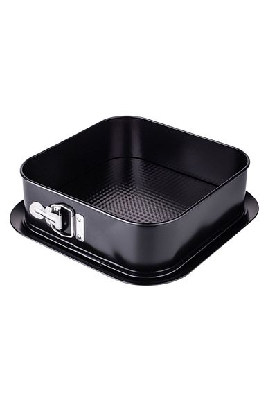 SNB Forma tort 24x24x6cm, baza detasabila, invelis non-stick, negru, SNB