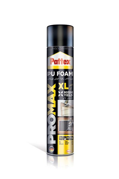 Pattex باتيكس برومكس XL PU Foam Fix & Fill – مثالي للنوافذ والأبواب، 500 مل