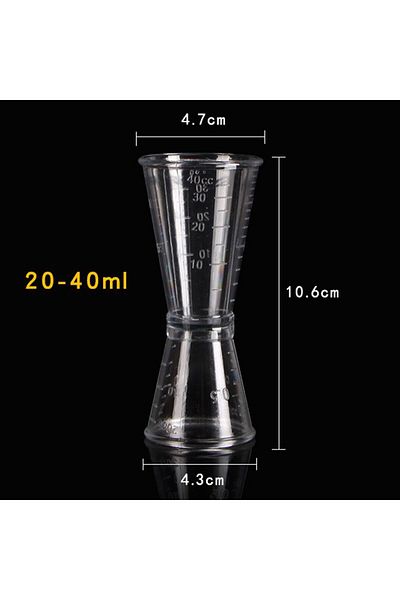 MIBRU Mesure cup acrylic 20-40ml