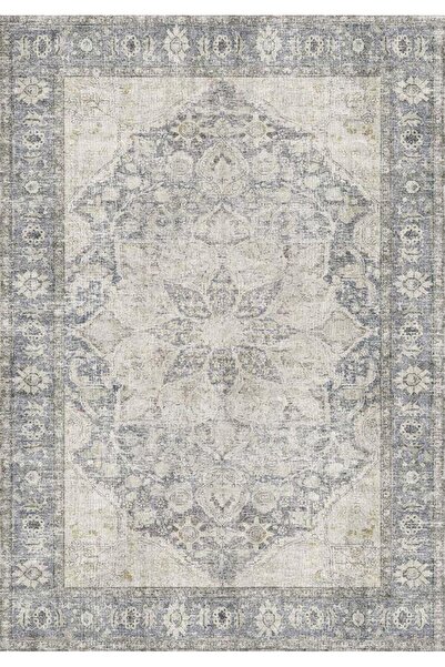 Çam Halı Çam Halı Anatolia 32-066 Etnik Eskitme Desenli Dokuma Tabanlı Yıkana...