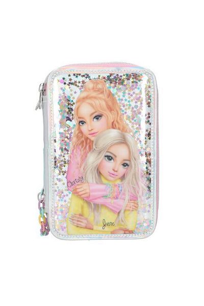 Top Model 3 Tier Pencil Case - Confetti Motif