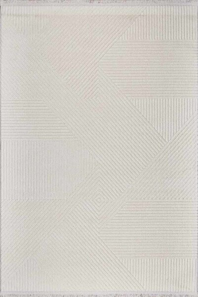 GÜMÜŞSUYU Halı Deco Geo 80010 Krem Halı