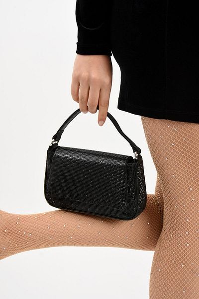Getcho Zheng Women's Stone Embroidered Evening Dress Bag
