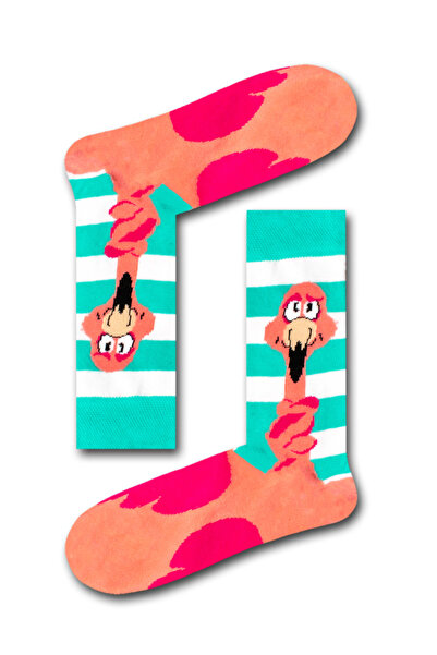 Bidigago جوارب للجنسين بنمط فلامنغو محيرة