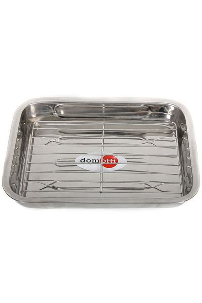 Domotti Oven tray with removable grill 35x26x6cm