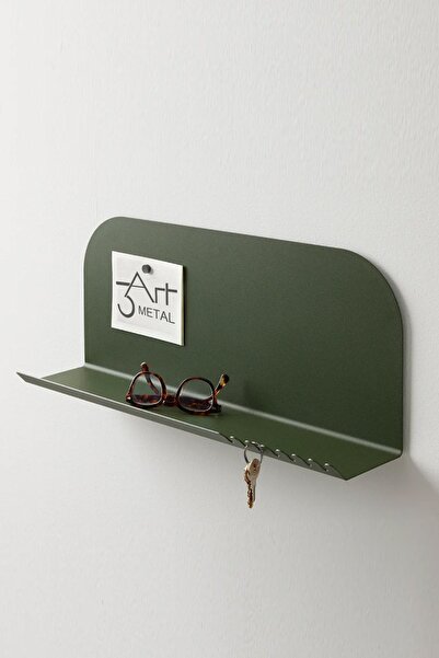 3art Metal Dekoratif Metal Anahtarlık- Askılık - Duvar Rafı - Askı