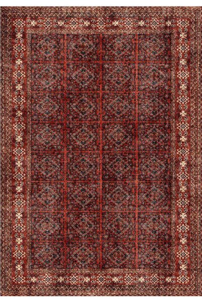 Çam Halı Çam Halı Anatolia 32-059 Etnik Afgan Halısı Desenli Dokuma Tabanlı Y...