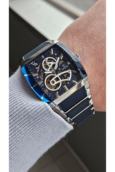 Raymond Rym-5129 Raymond Automatic Men's Wristwatch - 100% Steel and 2 Years Warranty