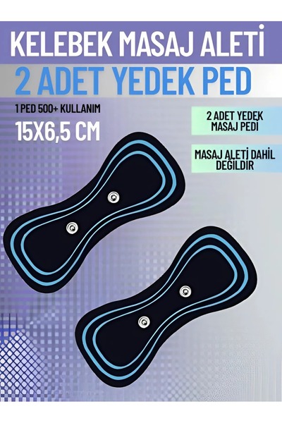 nextbuy 2 Adet Kelebek Masaj Aleti İçin Yedek Ped ( Spare Pad ) Masaj Bandı C...