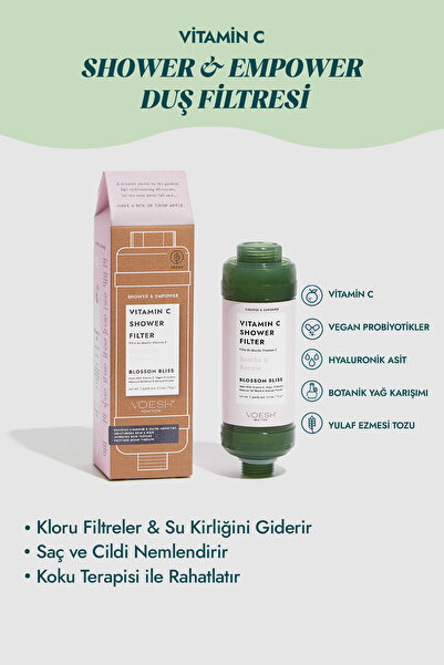 Voesh New York Vitamin C Duş Filtresi Çiçek-Flower