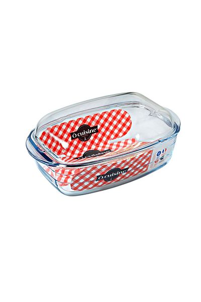 OCUİSİNE FRANCE Vas termorezistent cu capac 37x22x14 cm, 6.5L, Glassware Range