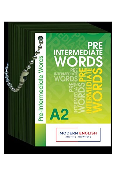 Modern English - A2+B1+B2+C1+Phrasal Verbs Kelime Kartları