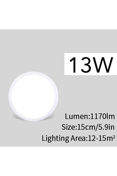 MARPOU Cold White Ultra-thin-Panel-13W MARPOU Living Room lights LED Ceiling Lamp Ultra-thin Cold White 9W