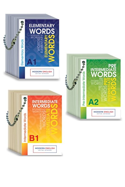 Modern English - A1+A2+B1 Kelime Kartları