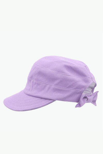 Külah Γυναικείο αντηλιακό καπέλο λιλά με φαρδύ γείσο