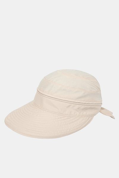 Külah Women's UV Protective Wide Brim Visor Hat - Beige