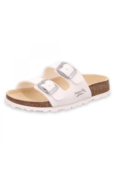 Superfit 800111   G Leather Cream Unisex Slippers