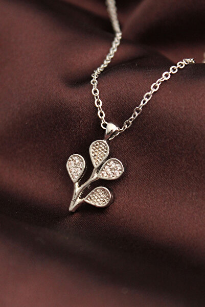 Nehir Silver Color Zircon Stone Multiple Balloon Necklace Valentine's Mother'...