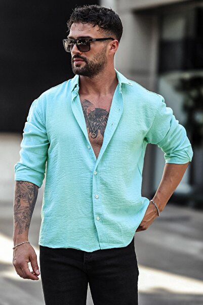 Delpino Літня лляна сорочка з довгим рукавом