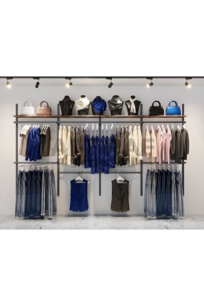AFE DEKOR Mağaza Raf Sistemi, Askılık Sistemi, Butik Rafı, Mağaza Stand, Giyi...