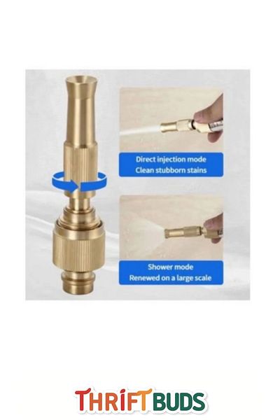 Thriftbuds Premium Series Balcony Garden Car Terrace Exterior High Adjustable Pressure 15mm Hose Nozzle