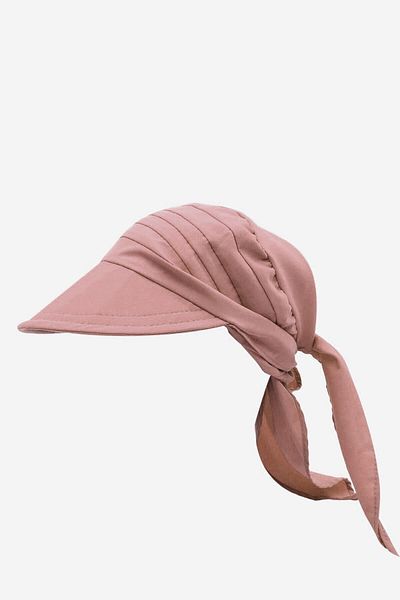 Külah Women's Safari Tie-Up Scarf with Brim Bandana Beach Hat