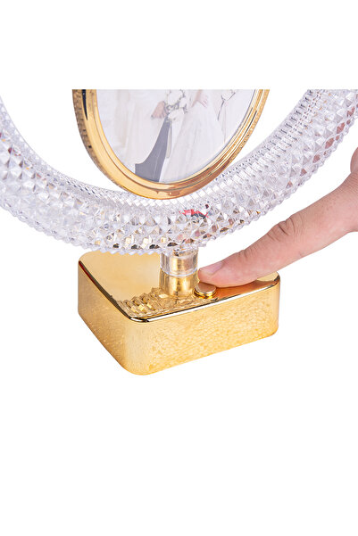 Nobbystar Led Işıklı Kristal Çember Kalpli Fotoğraf Çerçevesi